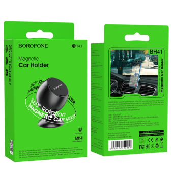 Автомобильный держатель BOROFONE BH41 магнитный, чёрный 2