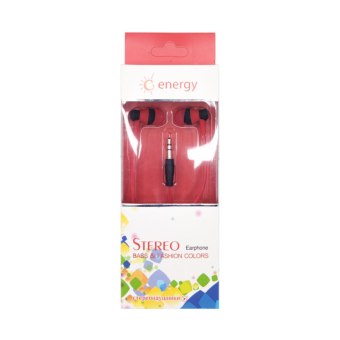 Наушники AUDIO ENERGY ZY-2218 внутриканальные, красные 1