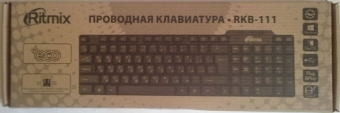 Клавиатура RITMIX RKB-111, USB, черная 2