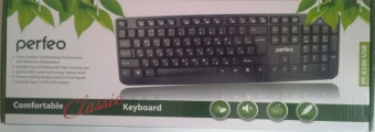 Клавиатура PERFEO PF-6106-USB, чёрная 2 Клавиатура PERFEO PF-6106-USB, чёрная 2