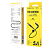 Кабель BOROFONE BX32 Lightning, 2,4A, в оплетке, 0,25м, чёрный