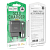 Адаптер HOCO  C72Q USB, 3,0A, 18W, с кабелем MicroUSB, QC3.0, черный