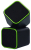 Колонки SMARTBUY SBA-2580 Cute, 2x3W, USB, чёрно-зелёные 3
