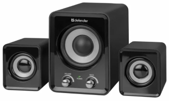 Колонки DEFENDER 2.1 Z4, 5W+2х3W, USB, черные 3