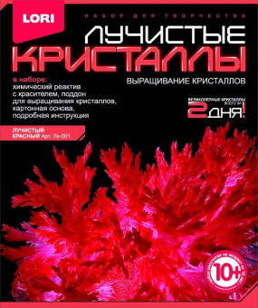 Лк-001 Лучистый кристал Красный 1