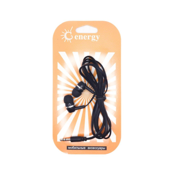 Наушники AUDIO ENERGY ZY-2236D внутриканальные, чёрные 1