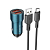 АЗУ BOROFONE BZ19 2 USB, 2,4A, с кабелем Type-C, металл. корпус, синий