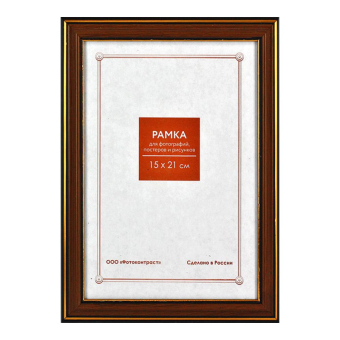 Фоторамка 15x21 Пластик RP  286 ольха 1