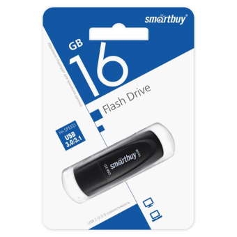 Флеш-карта SMARTBUY 16GB Scout, USB 3.0, черная 2