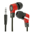 Наушники DEFENDER Basic 619 внутриканальные, черно-красные 1