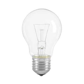 Лампа Лисма лон А55/75W/CL/E27, гофра 1