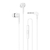 Наушники HOCO M102, внутриканальные, с микрофоном, белые 1