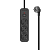 Сетевой фильтр PERFEO Real Home 3 розетки, 16A, 3,0м, чёрный