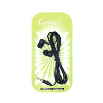 Наушники AUDIO ENERGY ZY-3303 внутриканальные, черные 1