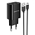 Адаптер BOROFONE BA53A 2 USB, 2,1A, с кабелем Type-C, черный
