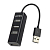 USB Разветвитель PERFEO PF-HYD-6010H, 4 порта, USB 2.0, черный
